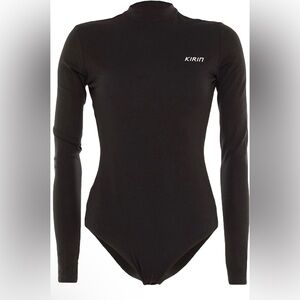 Kirin Peggy Gou Jersey Open Back Long Sleeve Bodysuit Black